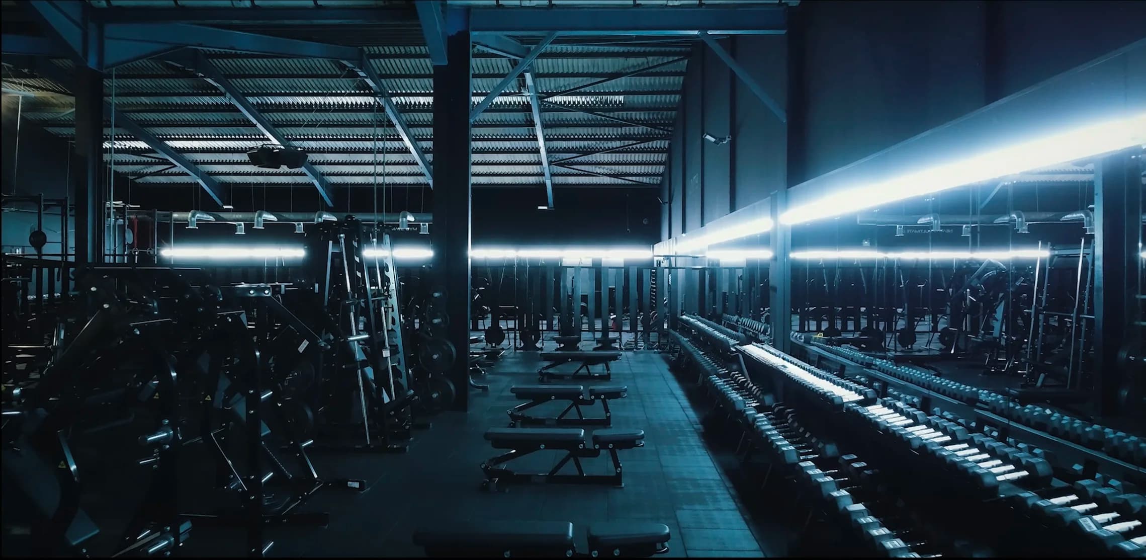 Professional training equipment at Unit 9 Gym